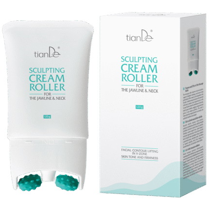 Krem liftingujący do strefy V twarzy z wałkiem masującym „2 w 1”