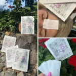 Puder perłowy rozpuszczalna maseczka do twarzy i Hydrożelowe płatki do skóry z ceramidami - obrazek 2